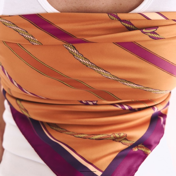 ZARA PRINTED SCARF - Picture 2 of 4